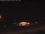 Firemen put out the fire at the Wrangler Cafe Sunday night.