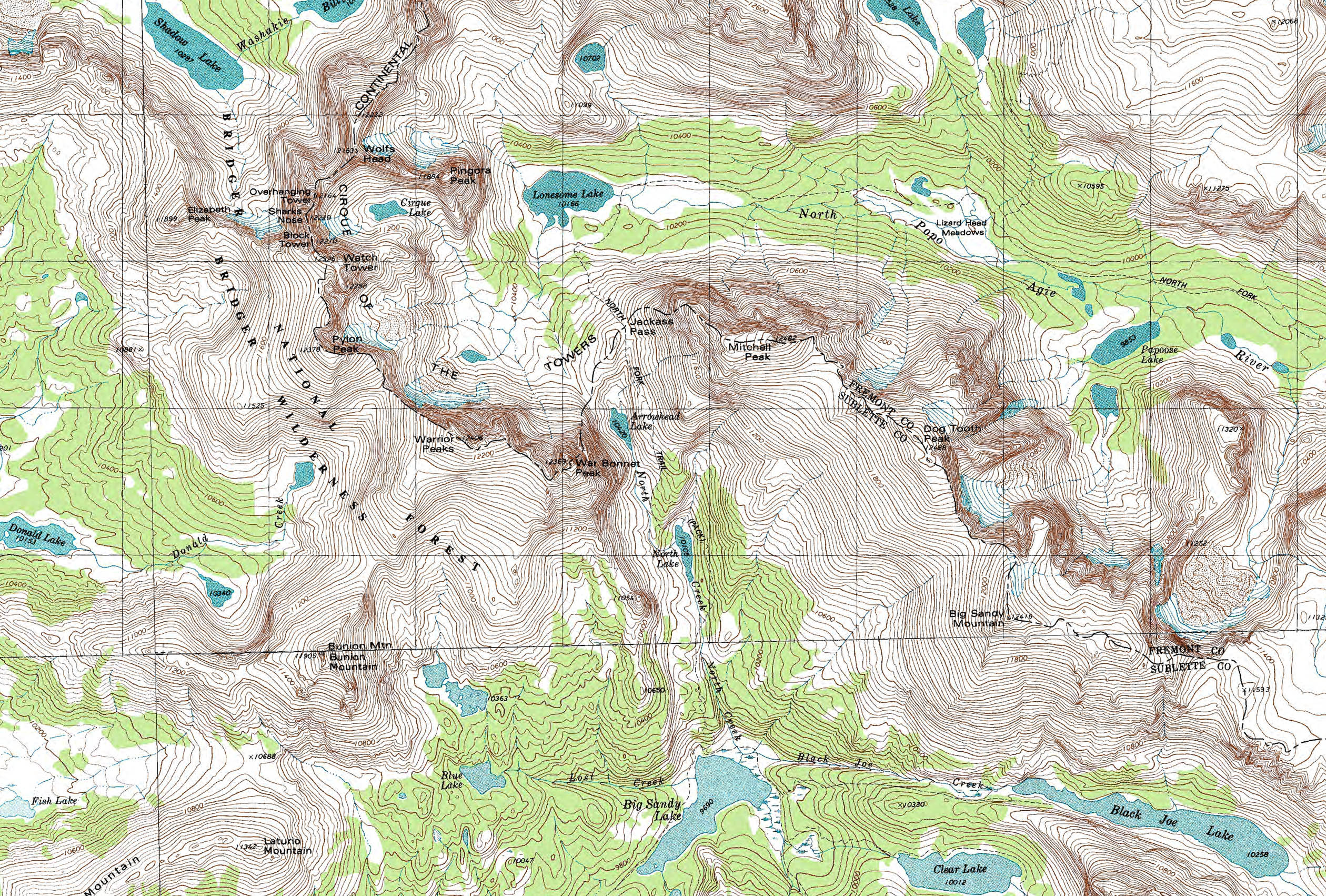 Brochures and Maps for Pinedale and Sublette County, Wyoming