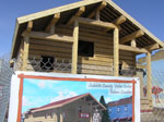 View of Visitor Center, March 9, 2007. Pinedale Online photo.