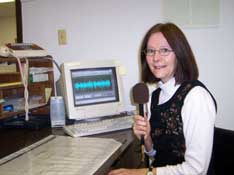 Lynnette Lyttle in the Cheyenne office. Photo courtesy KPIN.