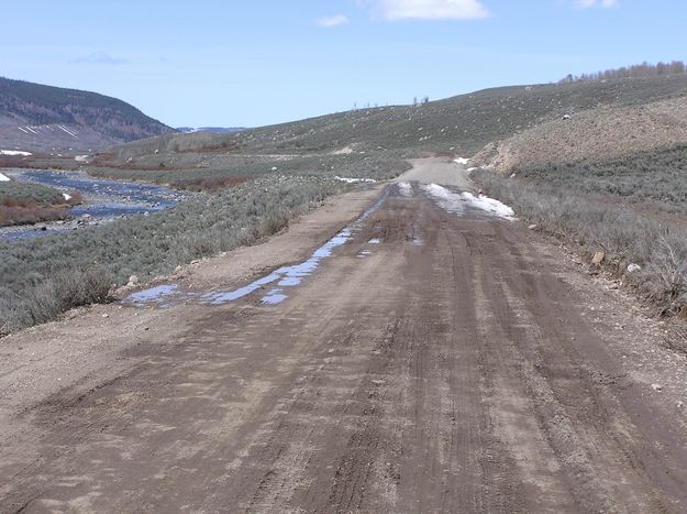 Past Union Pass Road. Photo by Pinedale Online.