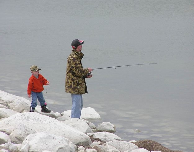 Bring a kid fishing too. Photo by Pinedale Online.