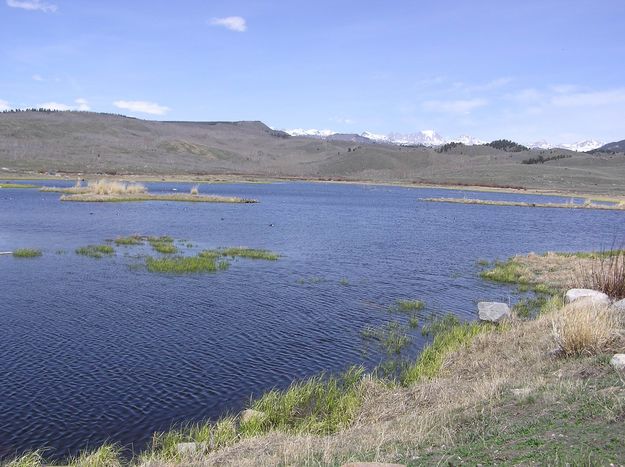 Soda waterfowl marsh and pond. Photo by Pinedale Online.