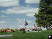 Decorated Graves. Photo by Pinedale Online.