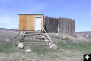 Wildlife Viewing Blind. Photo by Pinedale Online.