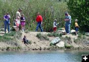 Learning to Fish. Photo by Pinedale Online.