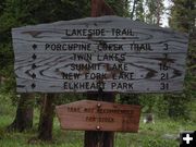Trails are all open. Photo by Pinedale Online.