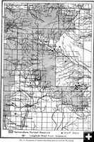 Wolf Dens in Wyoming. Photo by Vernon Bailey, Biological Survey.