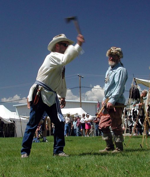 Tomahock Throw. Photo by Pinedale Online.