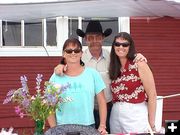 Julie, Bill and Lisa. Photo by Pinedale Online.