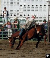 Bareback Ride. Photo by Pinedale Online.