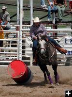 Barrel Racing. Photo by Pinedale Online.