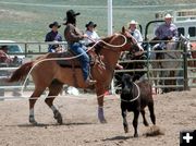 Breakaway Roping. Photo by Pinedale Online.