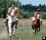 Horse Race. Photo by Pinedale Online.