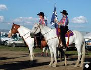 Sponsor Flag Girls. Photo by Pinedale Online.