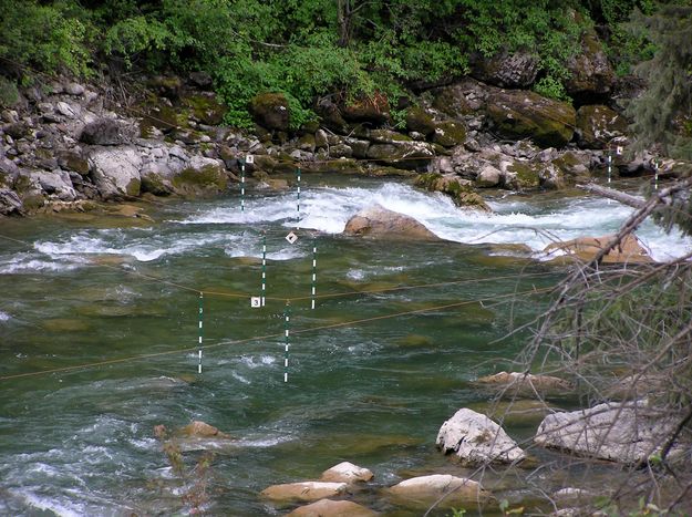 Kayak course. Photo by Pinedale Online.