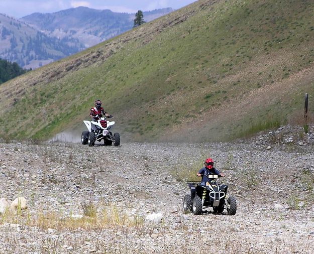ATVing. Photo by Pinedale Online.