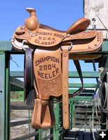 Prize Saddle. Photo by Pinedale Online.