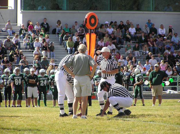 First Down for Pinedale. Photo by Pinedale Online.