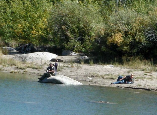 Fishing New Fork Lake. Photo by Pinedale Online.