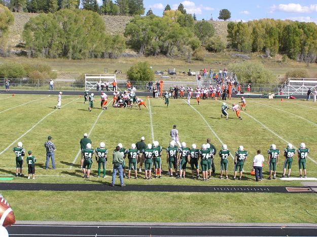 Homecoming vs Cokeville. Photo by Pinedale Online.
