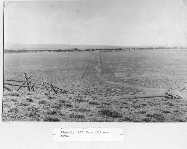 Pinedale 1907. Photo by .