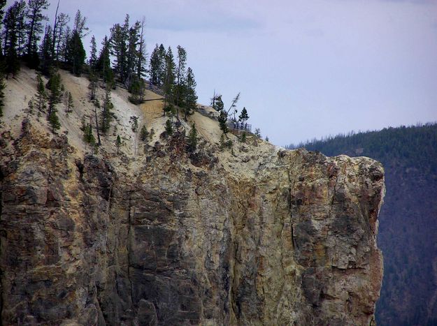 Tiny People on Observation Platform. Photo by Pinedale Online.