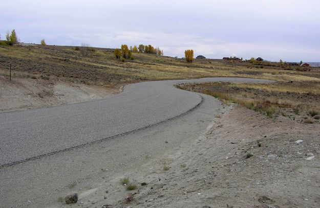 Orcutt Hill new road. Photo by Pinedale Online.