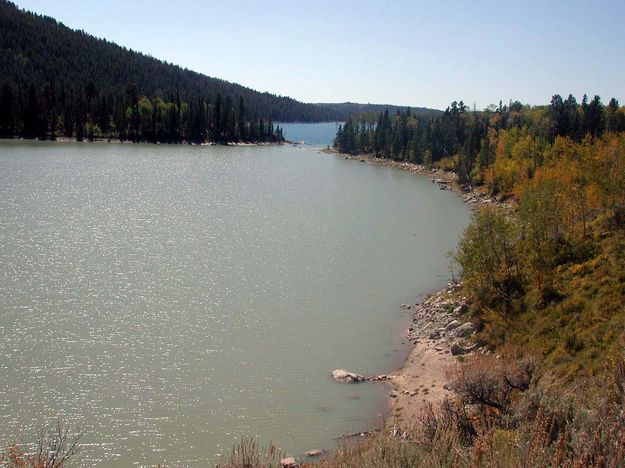 Upper New Fork Lake. Photo by Pinedale Online.