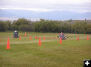 Race to the finish. Photo by Pinedale Online.