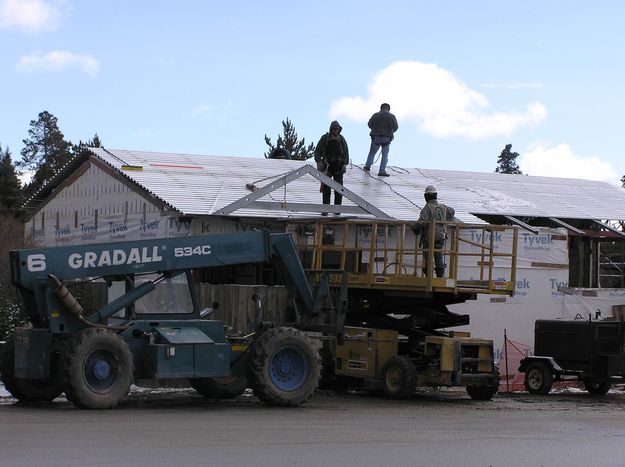 Pinedale Town Shop work. Photo by Pinedale Online.