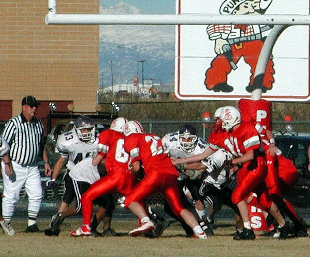 First Touchdown. Photo by Pinedale Online.