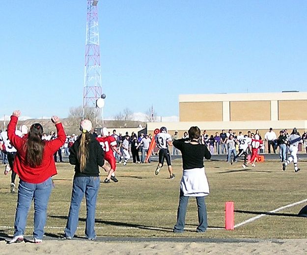 Winning Touchdown. Photo by Pinedale Online.