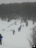 X-C Skiing. Photo by Rita Hudlow.