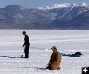 Enjoying fishing. Photo by Pinedale Online.