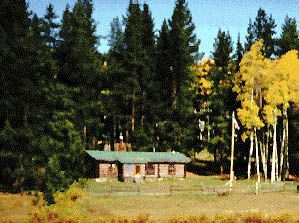 Rustic Getaway Cabin. Photo by Bridger Wilderness Outfitters.