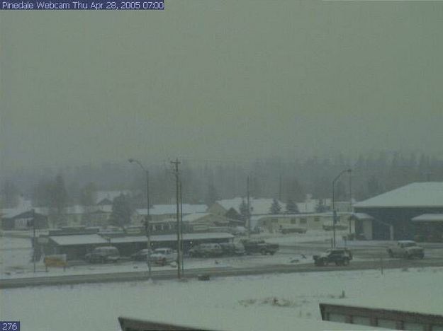 Spring Snow Storm. Photo by PEC Webcam.