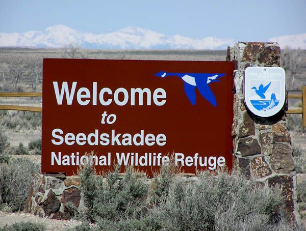 Refuge Sign. Photo by Pinedale Online.