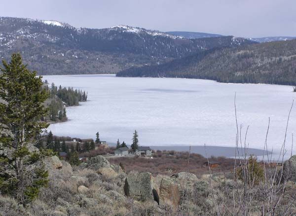 Half Moon Lake. Photo by Pinedale Online.