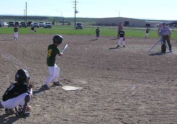 Batter Up. Photo by Pinedale Online.