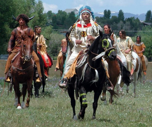 Shoshone Indians. Photo by Pinedale Online.