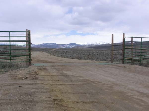 Soda Lake gate. Photo by Pinedale Online.