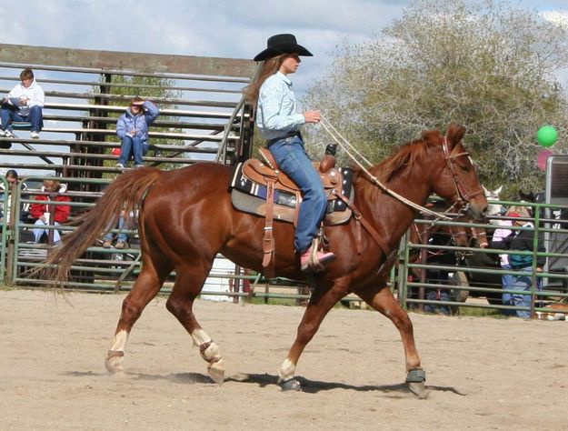 Cowgirl. Photo by Pinedale Online.