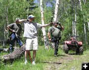 Aiming for an elk. Photo by Pinedale Online.