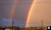 Double Rainbow. Photo by Clint Gilchrist, Pinedale Online.