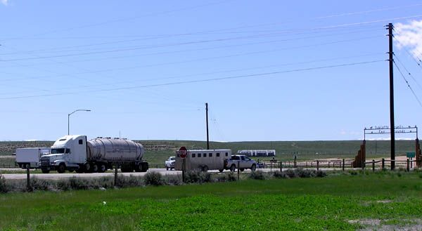 Heavy traffic. Photo by Pinedale Online.