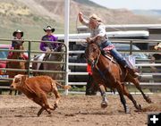 Breakaway Roping. Photo by Pinedale Online.