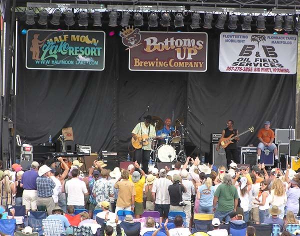 Blues Festival. Photo by Dawn Ballou, Pinedale Online.