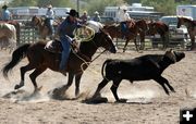 Heeler Randy Miller. Photo by Pinedale Online.