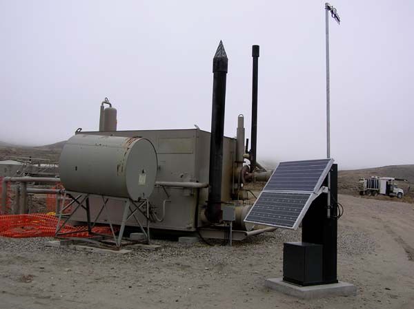 Well solar panel. Photo by Pinedale Online.